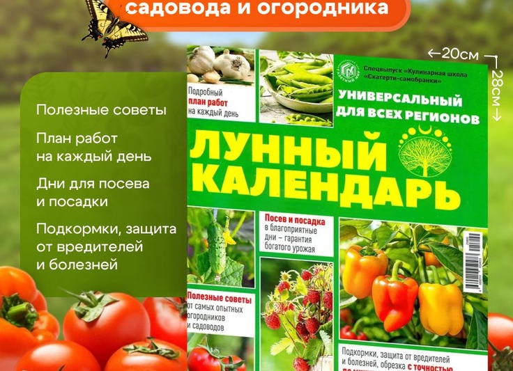 Подробный лунный календарь огородника и садовода на май 2025 года